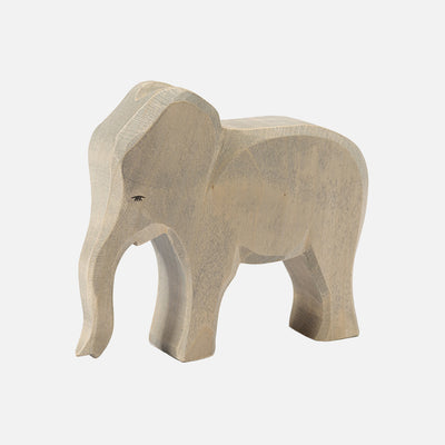 Handcrafted Wooden Large Female Elephant
