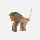 Handcrafted Wooden Baboon Standing