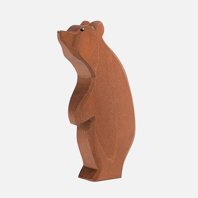 Handcrafted Wooden Large Standing Bear