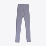 Womens Merino Wool/Silk Leggings - Grey