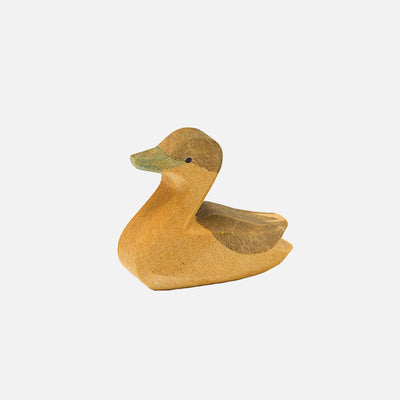 Handcrafted Wooden Small Canada Goose