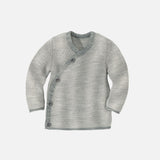 Baby & Kids Merino Wool Cardigan - Grey/Natural