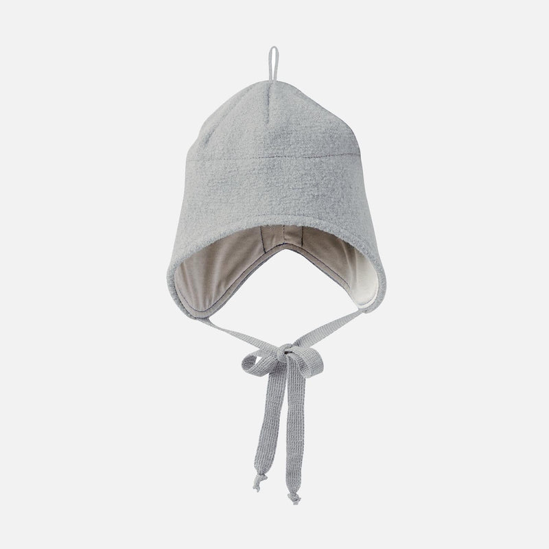 Boiled Merino Wool Hat - Grey