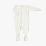 Baby & Kids Merino Wool Rib Pyjamas - Natural