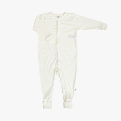 Baby & Kids Merino Wool Rib Pyjamas - Natural