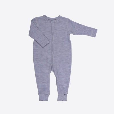 Merino Wool Pyjamas - Grey