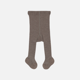 Baby Thick Merino Wool/Cotton Tights - Chocolate