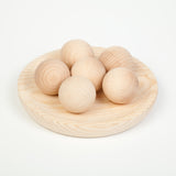 Wooden Big Balls  - 6 Pieces