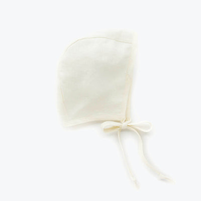 Linen Bonnet - Ivory