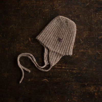 Baby & Kids Alpaca String Hat - Cocoa