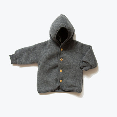 Tinker Baby & Kids Jacket - Merino Wool Fleece - Slate
