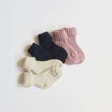 Wool Long Baby Socks - Many Colours