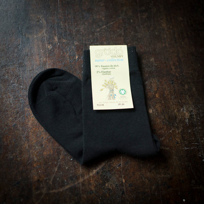 Adult's Cotton Socks - Black