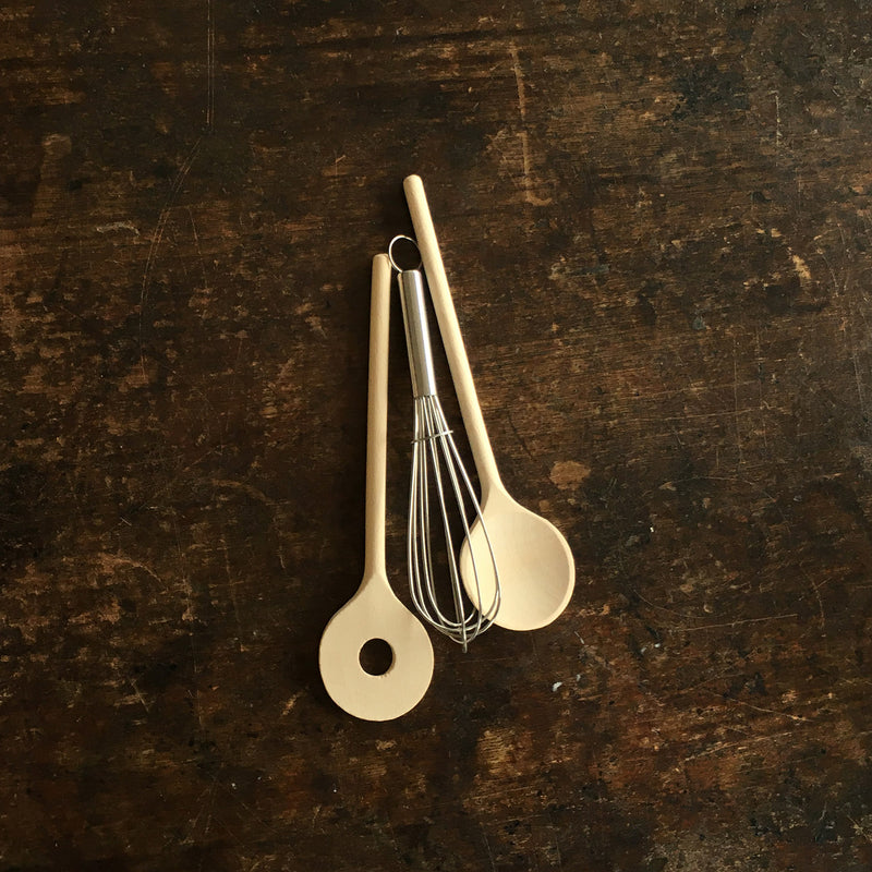 Child's Natural Wood Whisk Set