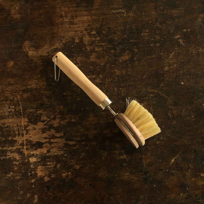 Child's Natural Wood Dish Brush