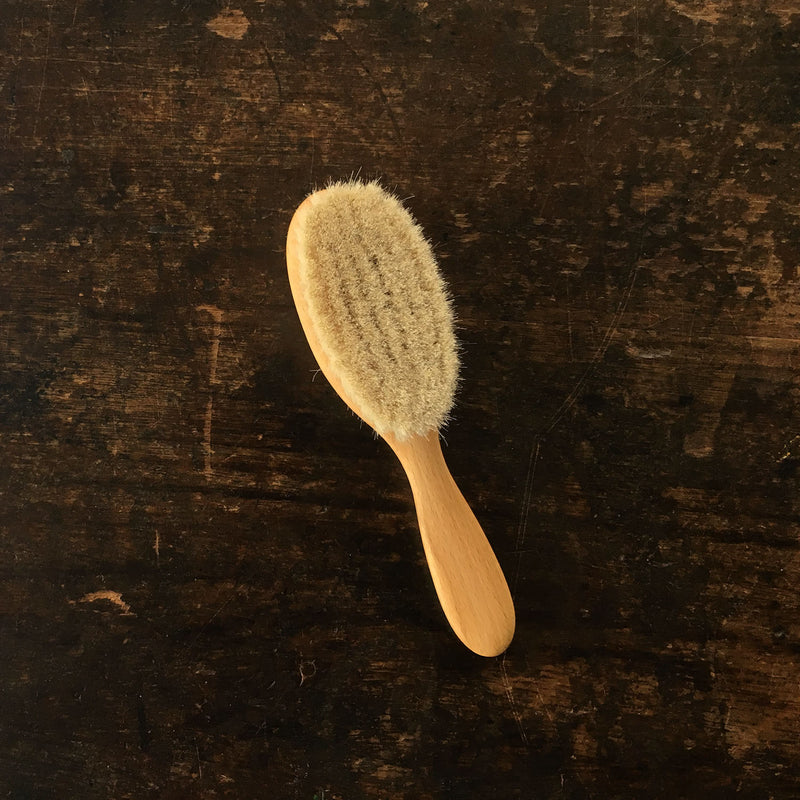 Baby and Kid's Natural Wood Hair Brush