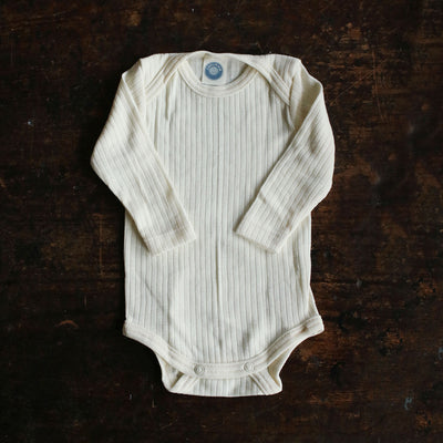 Baby Merino Wool, Cotton & Silk Body - Natural