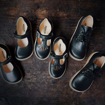 Kids Mary Jane Shoes - Black