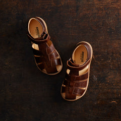 Merrell Kids Brown Leather Closed-Toe Fisherman Sandals Merrell Boys and Girls Explorer Compass Sport Sandals - Save 37% main image 3