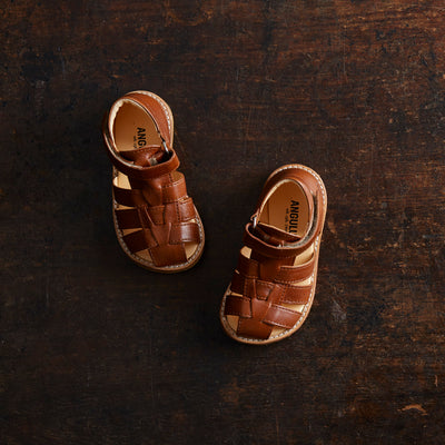 Toddler Fisherman Sandals - Cognac