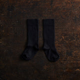 Baby & Kids Cotton Knee Socks - Coal