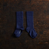 Baby & Kids Cotton Knee Socks - Navy