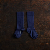 Babies & Kids Cotton Knee Socks - Navy