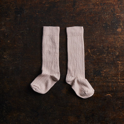Babies & Kids Cotton Knee Socks - Old Rose