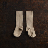 Baby & Kids Cotton Knee Socks - Taupe