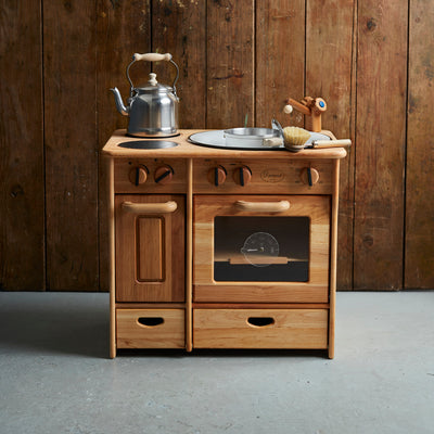 Wooden Large Cooker & Sink Combo