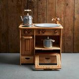 Wooden Cooker & Sink Combo