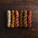 Hand Dyed Merino Wool Yarn - Gold