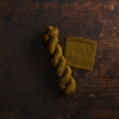 Hand Dyed Merino Wool Yarn - Olive