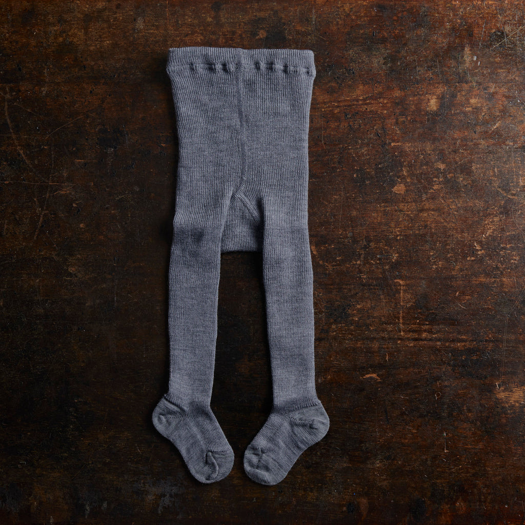 organic wool and cotton tights