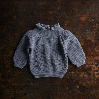 Baby Merino Wool Sweater - Slate
