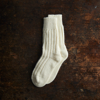 Adult’s Wool Jacob Socks - Alabaster