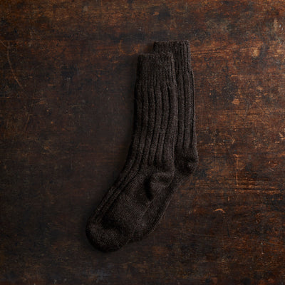 Adult’s Wool Jacob Socks - Peat