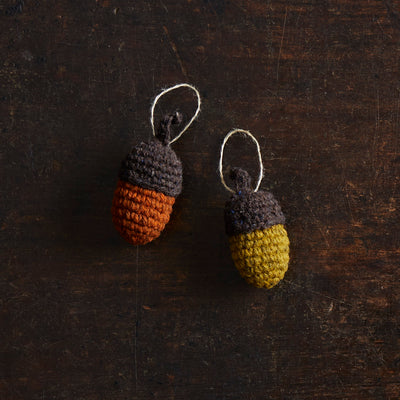 Hand Crocheted Wool Acorn - More Colours