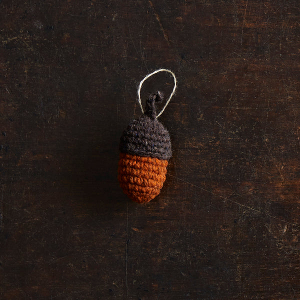 Hand Crocheted Wool Acorn - More Colours