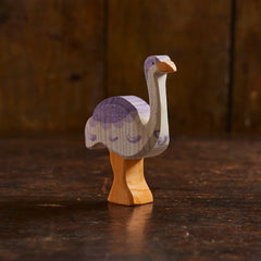Handcrafted Wooden Ostrich – MamaOwl