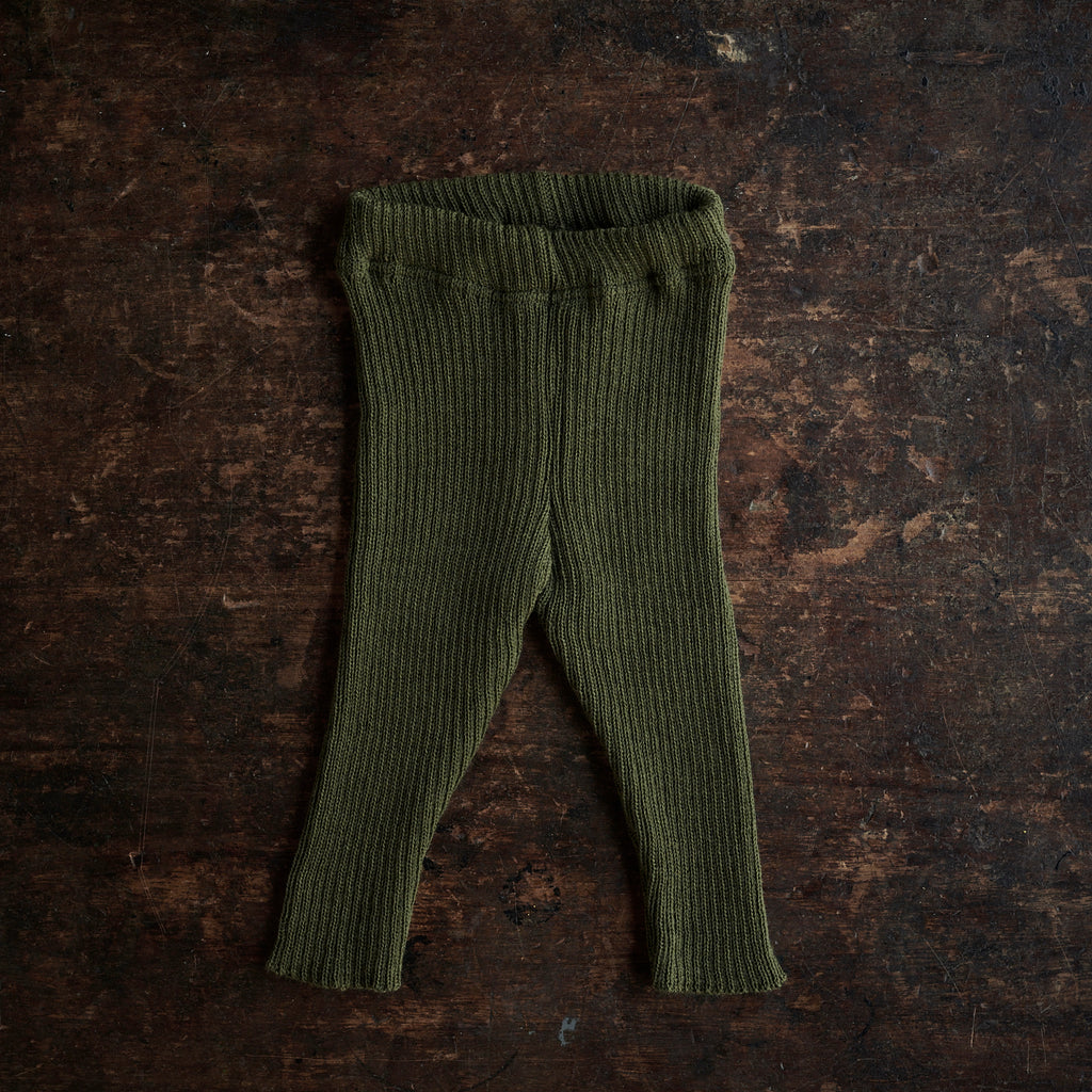 Baby & Kids Merino Wool Leggings/Trousers - Olive – MamaOwl