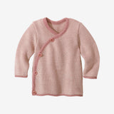 Baby & Kids Merino Wool Cardigan - Rose/Natural