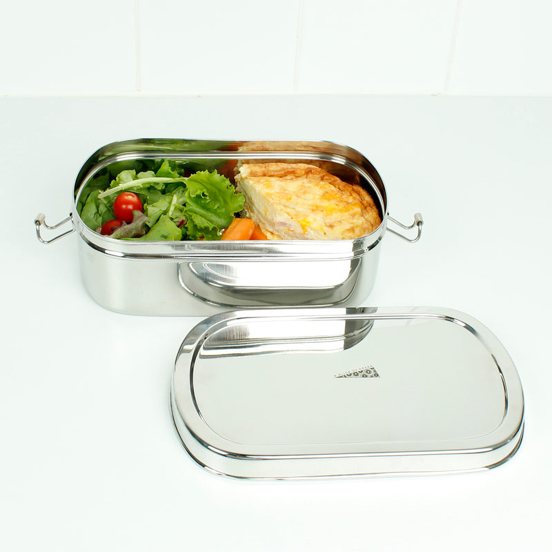 Stainless Steel Extra Large Oval Lunch Box