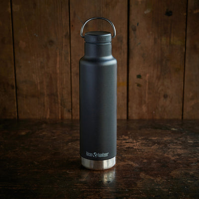 Stainless Steel Classic Insulated Water Bottle - 592ml - Black