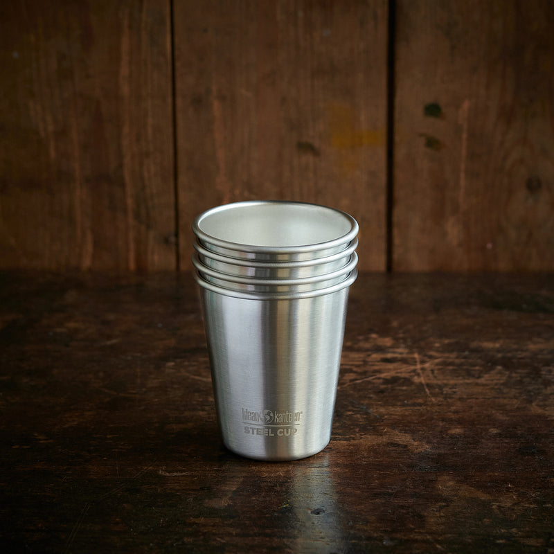 Stainless Steel Cups - 296ml - Set of 4