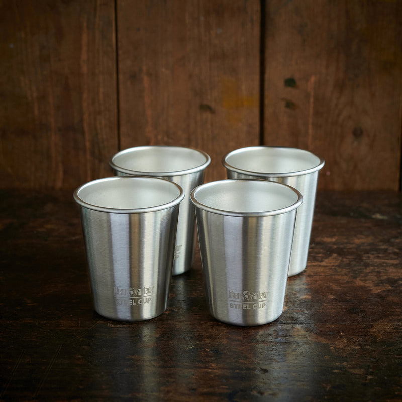 Stainless Steel Cups - 296ml - Set of 4