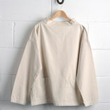 Adults Cotton Twill Classic Smock - Natural