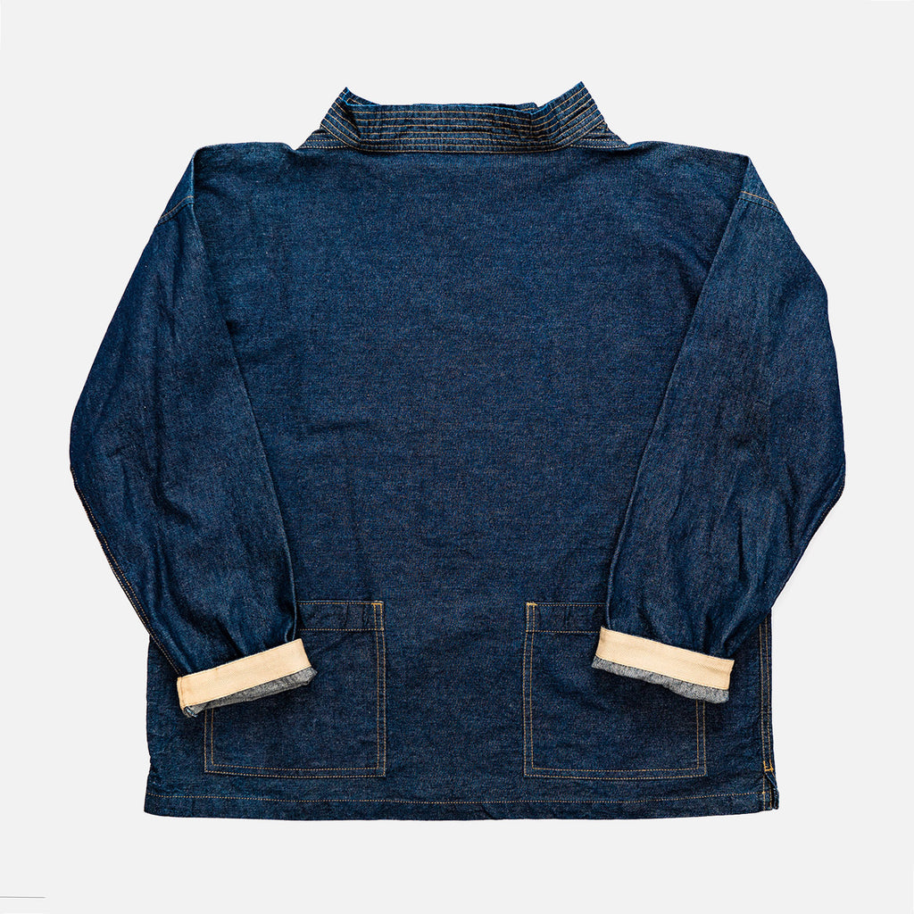 Adults Cotton Twill Classic Smock - Indigo – MamaOwl