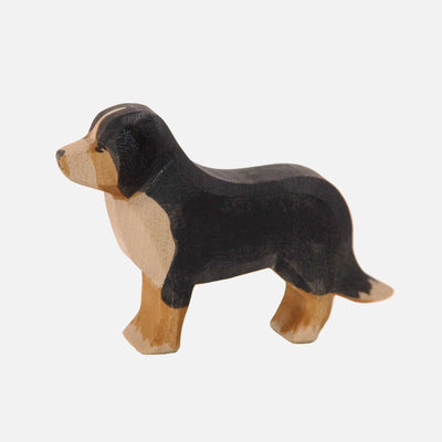 Handcrafted Wooden Bernese Mountain Dog