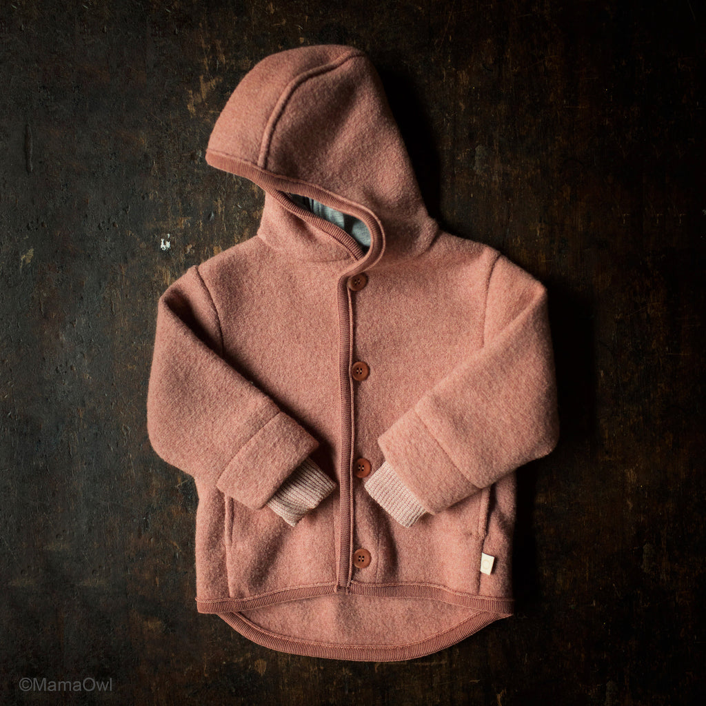 Boiled Wool Jacket – Sahara